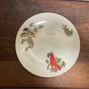 Set of 7 Tuscan Fine China Audubon Birds Vintage Plates